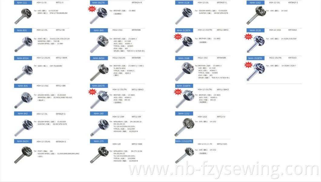 B9117-012-000 High Quality Bobbin for Juki Ddl-9000c-S Sewing Machine Parts